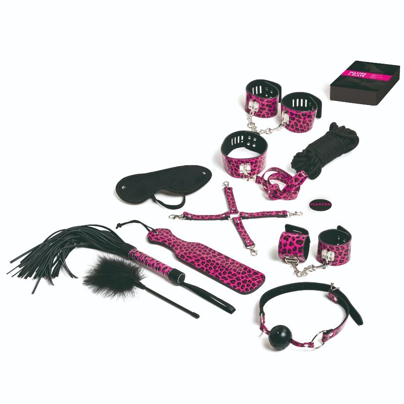 PROVOQUE E AGRADEÇA - CONJUNTO 13 ACESSÓRIOS BONDAGE MAGENTA