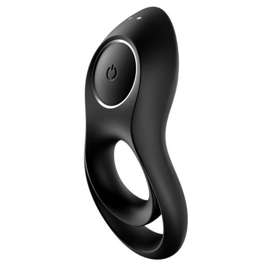 SATISFYER - ANEL VIBRADOR LEGENDARY DUO PRETO