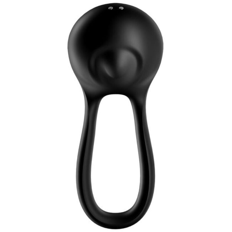 SATISFYER - MAJESTIC DUO RING VIBRADOR PRETO
