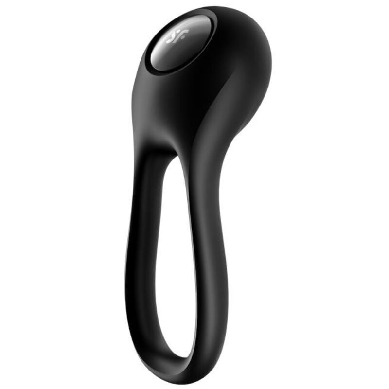 SATISFYER - MAJESTIC DUO RING VIBRADOR PRETO
