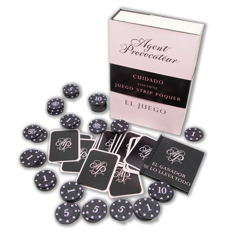 DIABLO PICANTE - FICHAS Y CARTAS DE JUEGO DE STRIP POKER