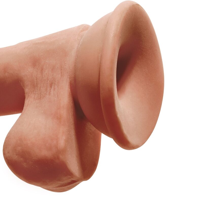 KING COCK - PLUS DILDO 3D CON BOLAS 17 CM