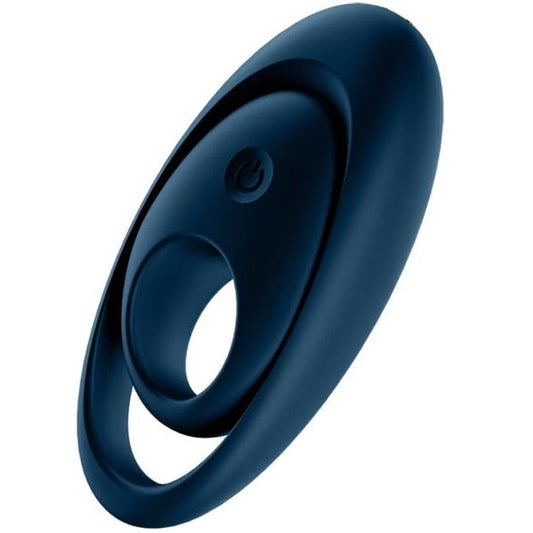 SATISFYER - GLORIOUS DUO RING VIBRADOR AZUL
