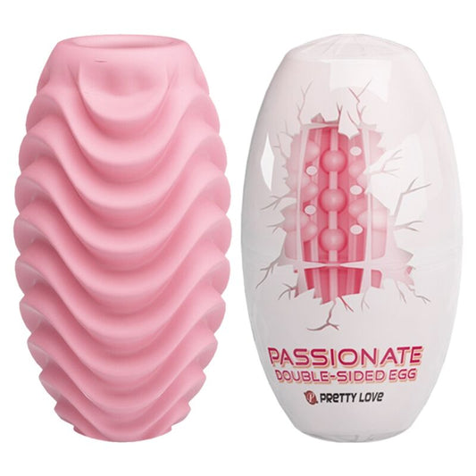 PRETTY LOVE - HUEVO MASTURBADOR ROSA DE DOBLE CARA