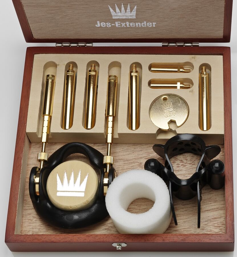 JES-EXTENDER - AMPLIADOR DE PÊNIS BANHADO A OURO