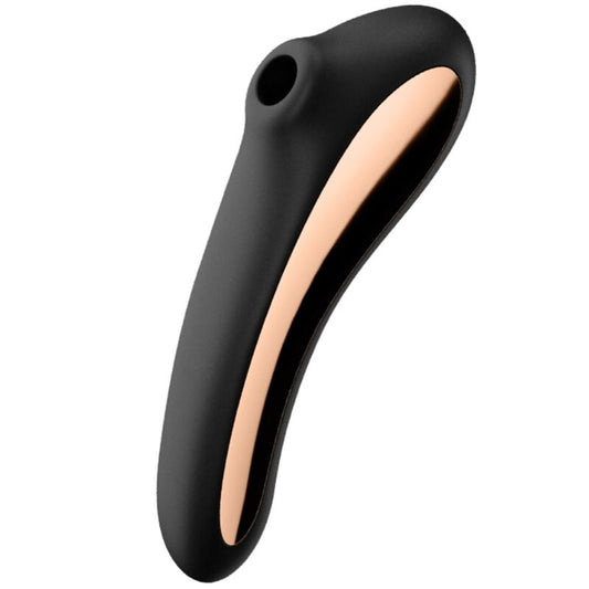 SATISFYER - VIBRADOR DUAL KISS AIR PULSE PRETO