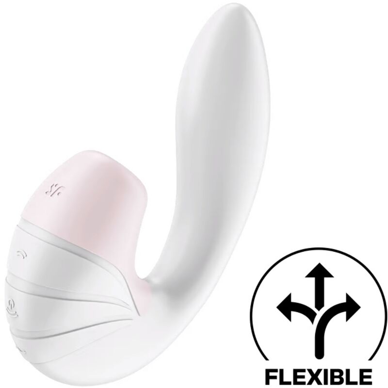 SATISFYER - ESTIMULADOR DE PULSO DE AIRE SUPERNOVA Y VIBRACIÓN ROSA
