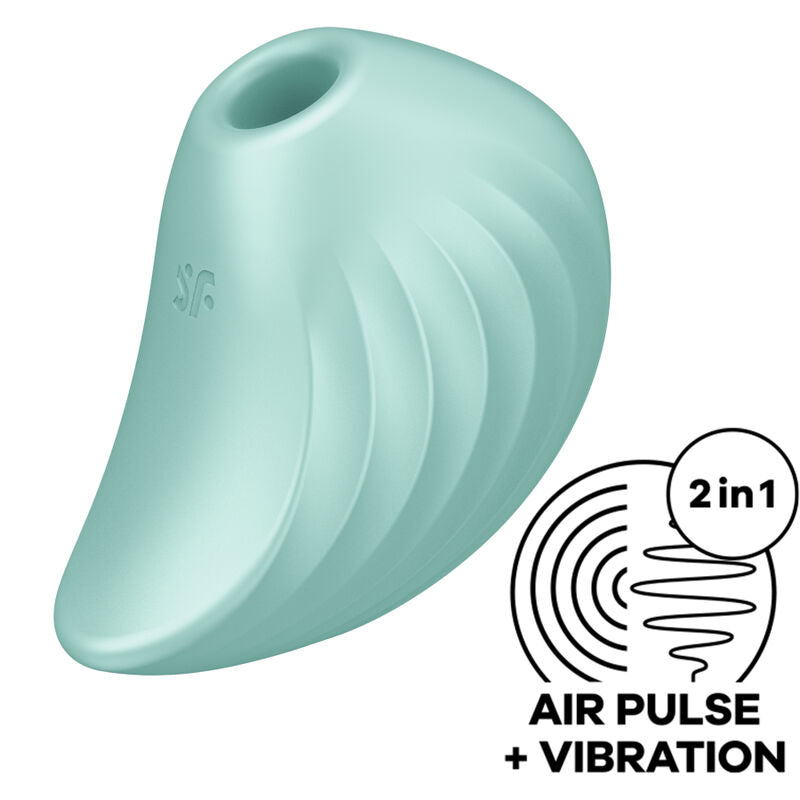 SATISFYER - PEARL DIVER ESTIMULADOR Y VIBRADOR DE PULSOS DE AIRE VIOLETA