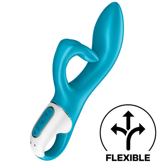 SATISFYER - VIBRADOR EMBRACE ME PUNTO G TURQUESA