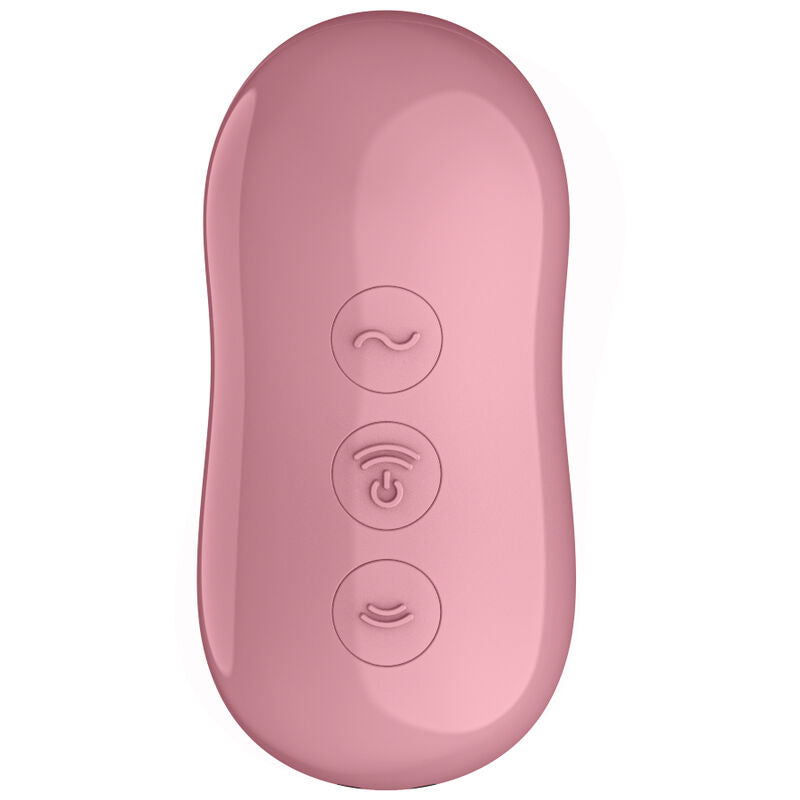 SATISFYER - ESTIMULADOR Y VIBRADOR DE AIRE CON PULSACIONES DE ALGODÓN DE AZÚCAR ROSA
