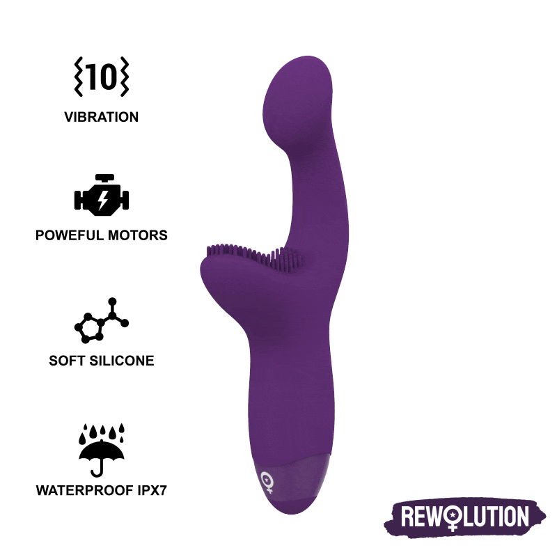 REWOLUTION - VIBRADOR REWOKISS PUNTO A ESTIMULADOR