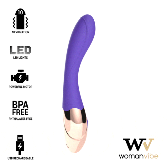 WOMANVIBE - SUNNY SILICONE VIBRADOR RECARREGÁVEL - Toys "n" Us
