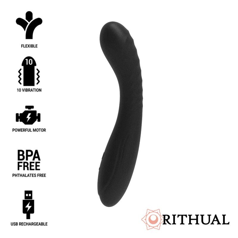 RITHUAL - KRIYA STIMULAODR RECARREGÁVEL G-POINT PRETO