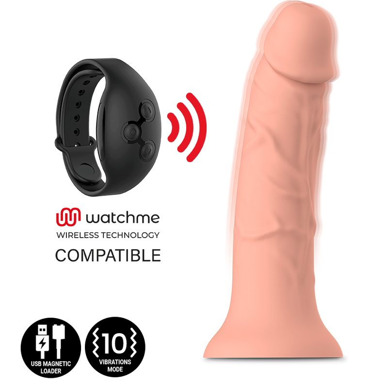 MITOLOGIA - ASHER ORIGINAL DILDO S - VIBRADOR COMPATÍVEL COM A TECNOLOGIA WIRELESS WATCHME
