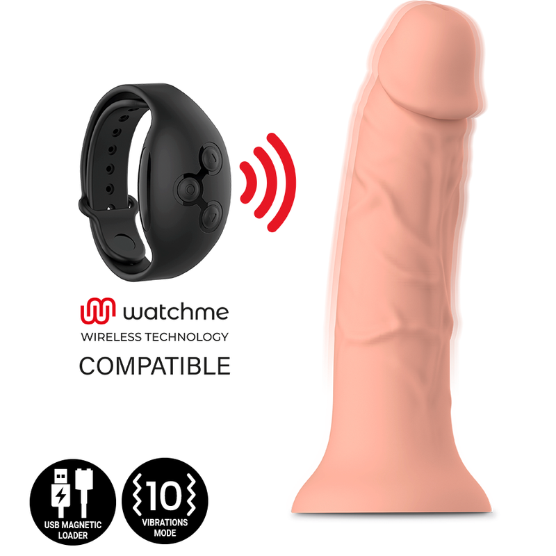 MITOLOGIA - ASHER ORIGINAL DILDO M - VIBRADOR COMPATÍVEL COM A TECNOLOGIA WIRELESS WATCHME