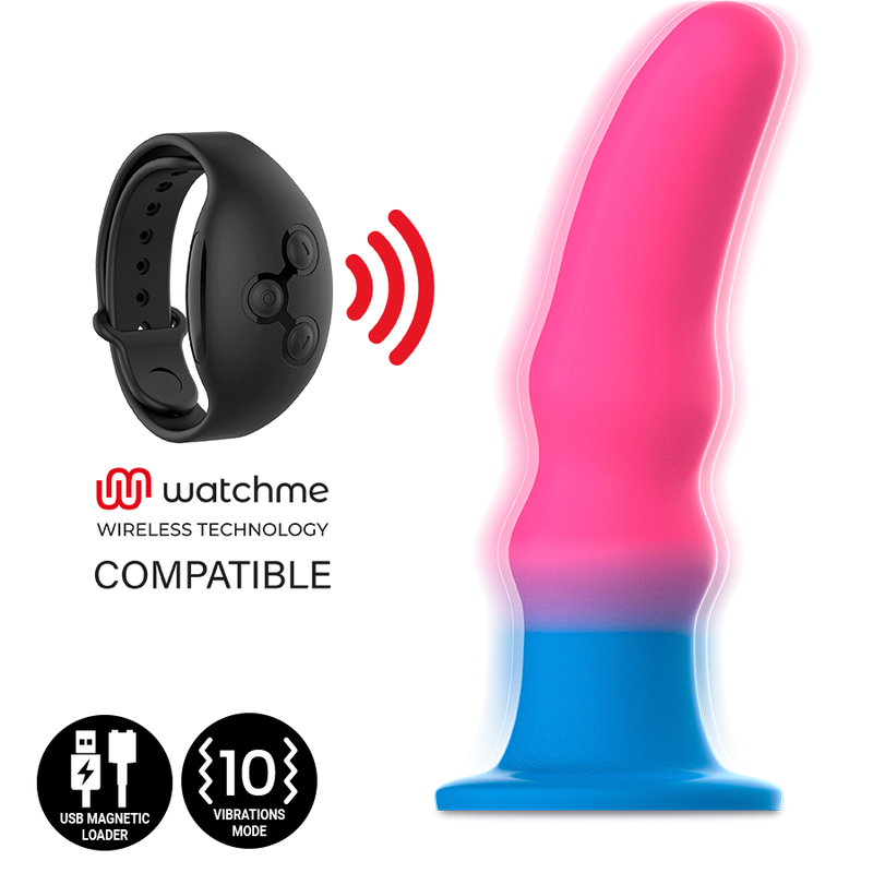 MITOLOGÍA - KUNO UTOPIA DILDO M - VIBRADOR COMPATIBLE CON LA TECNOLOGÍA INALÁMBRICA WATCHME