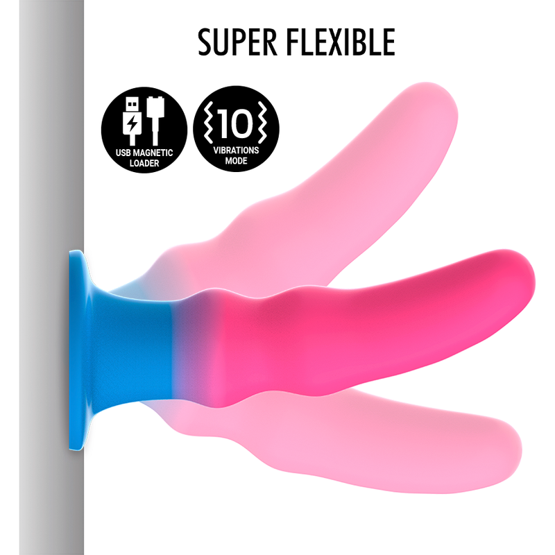 MITOLOGÍA - KUNO UTOPIA DILDO M - VIBRADOR COMPATIBLE CON LA TECNOLOGÍA INALÁMBRICA WATCHME