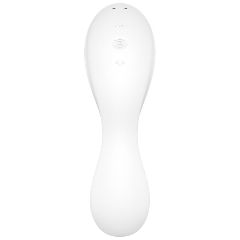 SATISFYER - CURVY TRINITY 5 ESTIMULADOR Y VIBRADOR DE PULSACIONES DE AIRE (APLICACIÓN AZUL)