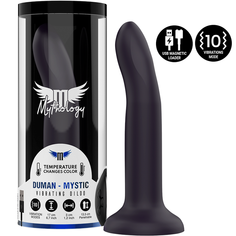 MITOLOGIA - DUMAN MYSTIC DILDO M - VIBRADOR COMPATÍVEL COM A TECNOLOGIA WIRELESS WATCHME