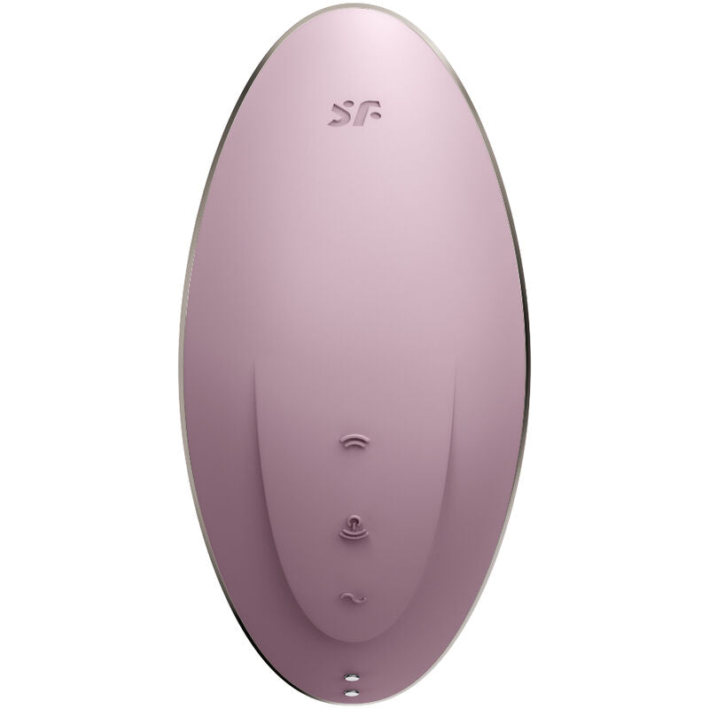 SATISFYER - VULVA LOVER 1 ESTIMULADOR DE PULSO DE AR ​​E VIBRADOR AZUL
