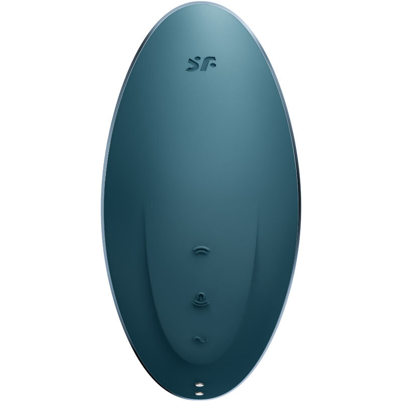 SATISFYER - VULVA LOVER 1 ESTIMULADOR DE PULSO DE AR ​​E VIBRADOR AZUL