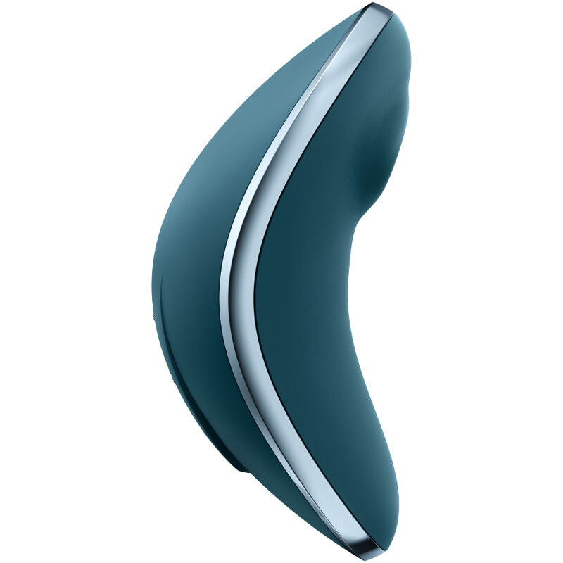 SATISFYER - VULVA LOVER 1 ESTIMULADOR DE PULSO DE AR ​​E VIBRADOR AZUL