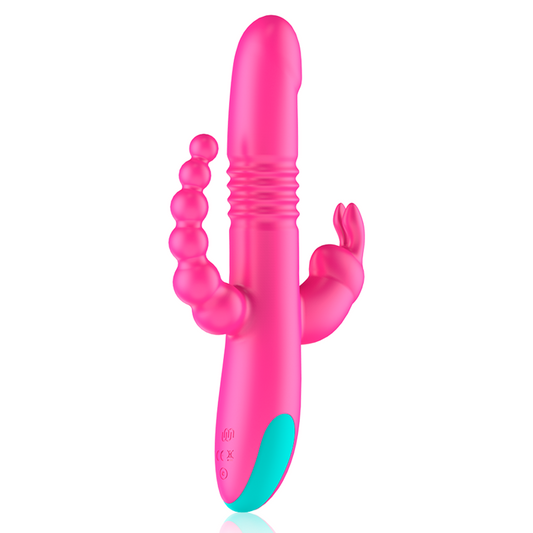 HAPPY LOKY - DONALD TRIPLE STIMULATION: ANAL, G-SPOT & CLITORIS + WATCHME REMOTE CONTROL