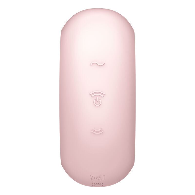 SATISFYER - PRO TO GO 3 ESTIMULADOR DE PULSO DE AR ​​DUPLO E VIBRADOR AZUL