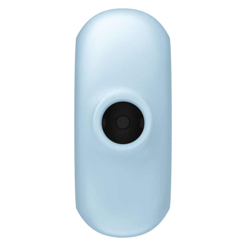 SATISFYER - PRO TO GO 3 ESTIMULADOR DE PULSO DE AR ​​DUPLO E VIBRADOR AZUL