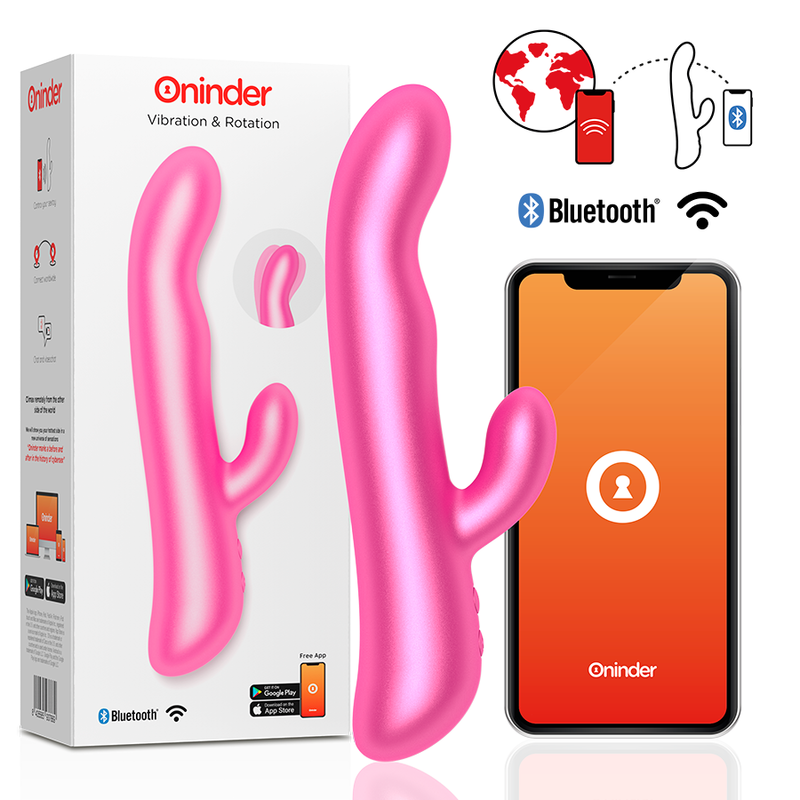 ONINDER - OSLO VIBRATION &amp; ROTATION BLACK - APLICATIVO GRATUITO