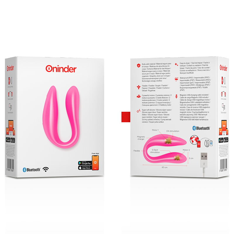 ONINDER - ESTIMULADOR DE PUNTO G Y CLÍTORIS ROSA LISBOA - APLICACIÓN ROSA GRATUITA