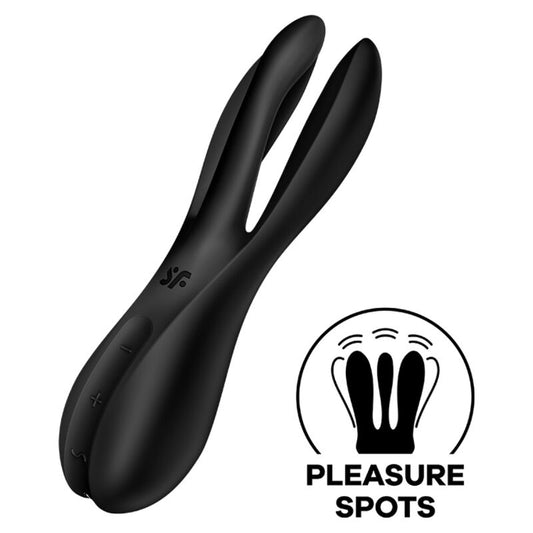 SATISFYER - VIBRADOR TRIO 2 VIBRADOR VIOLETA