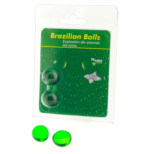 TALOKA - 2 BOLAS BRASILEIRAS GEL ÍNTIMO MENTA