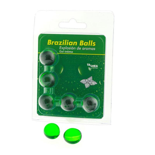 TALOKA - 5 BOLAS BRASILEIRAS GEL ÍNTIMO MENTA