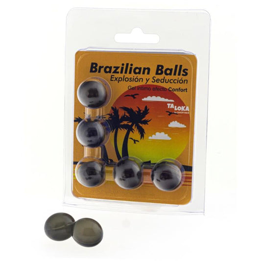 TALOKA - 5 BOLAS BRASILEIRAS EFEITO CONFORTO GEL EMOCIONANTE