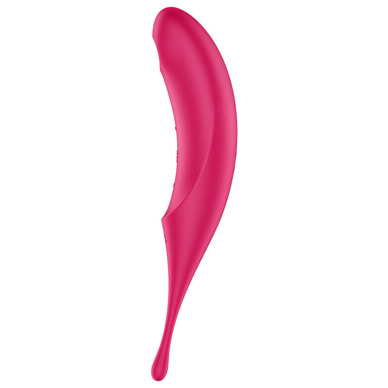 SATISFYER - ESTIMULADOR Y VIBRADOR TWIRLING PRO AIR PULSE AZUL