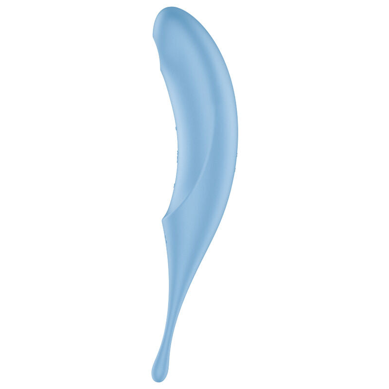 SATISFYER - ESTIMULADOR Y VIBRADOR TWIRLING PRO AIR PULSE AZUL
