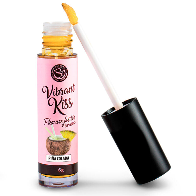 SECRETPLAY - BRILHO LABIAL VIBRANTE KISS - PINA COLADA