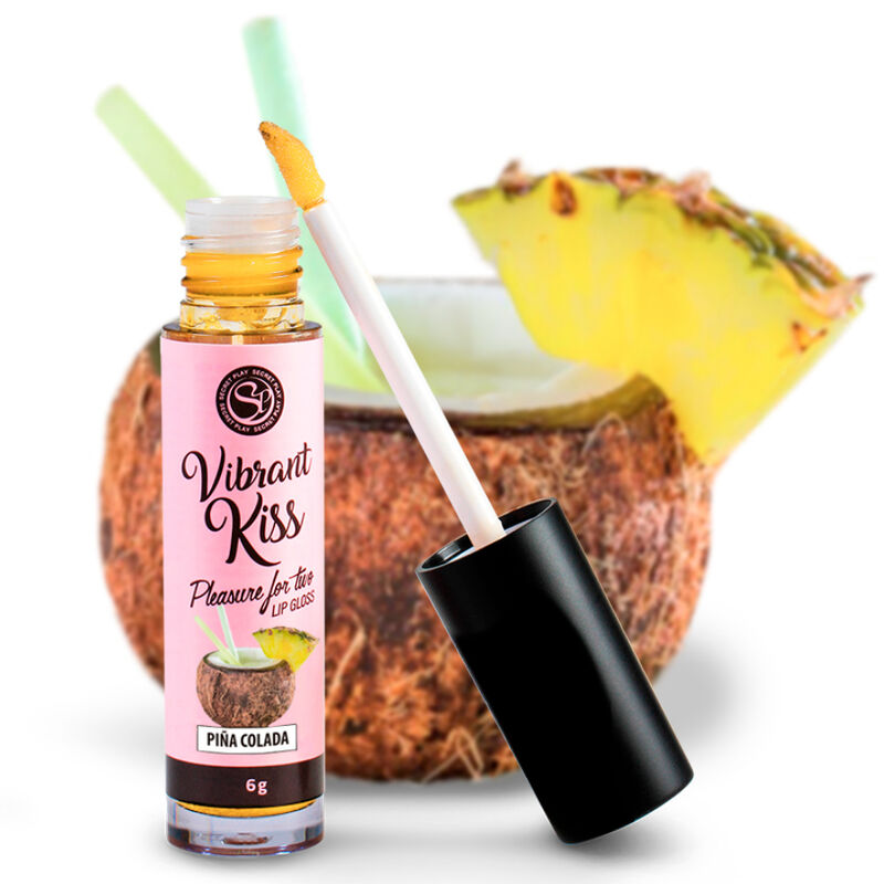 SECRETPLAY - BRILHO LABIAL VIBRANTE KISS - PINA COLADA