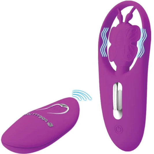 PRETTY LOVE - ESTIMULADOR DE BORBOLETA DANÇANTE PARA CALCINHA COM CONTROLE REMOTO LILAS