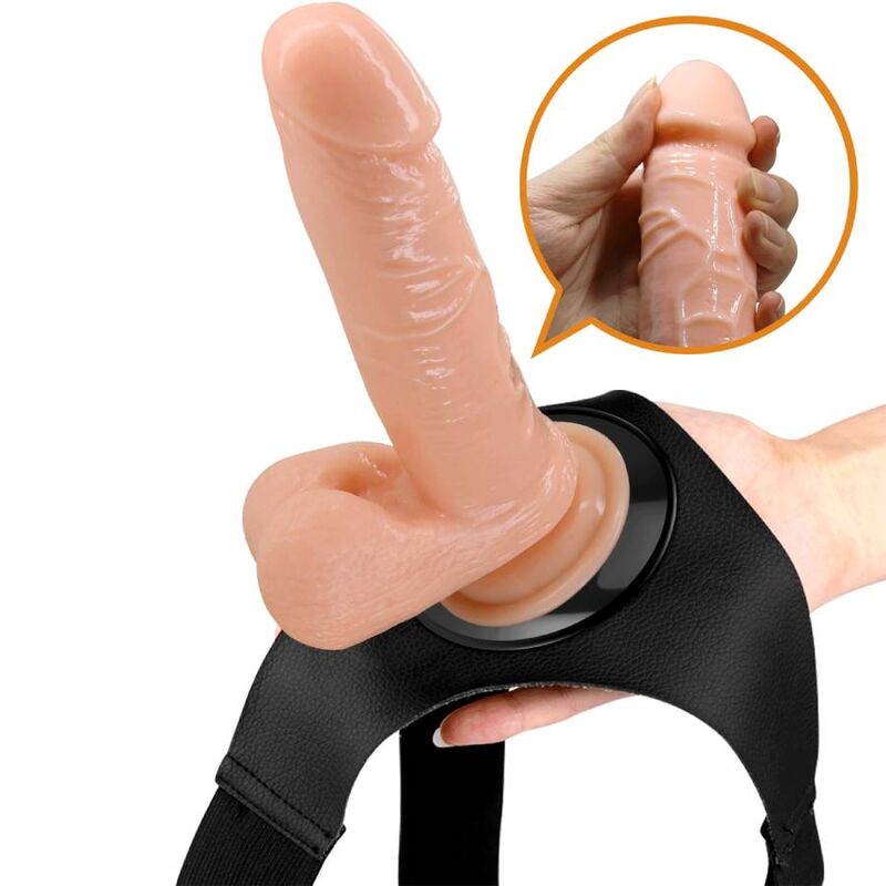PRETTY LOVE - ARNÊS UNIVERSAL ARNÊS COM DILDO TOM 20 CM NATURAL