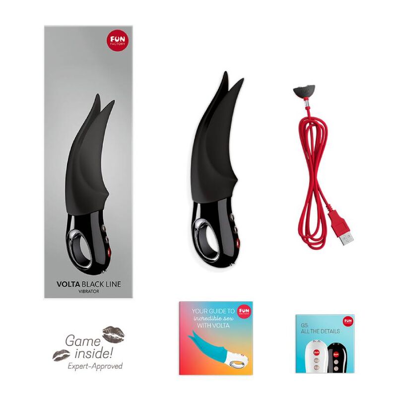 FUN FACTORY - VIBRADOR CLITÓRICO VOLTA LINHA PRETA
