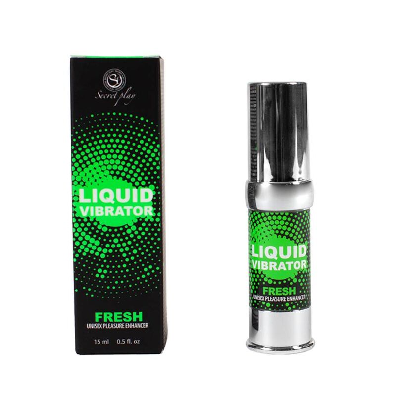 SECRETPLAY - VIBRADOR LÍQUIDO FRESCO ESTIMULADOR E INTENSIFICADOR DE PRAZER 15 ML