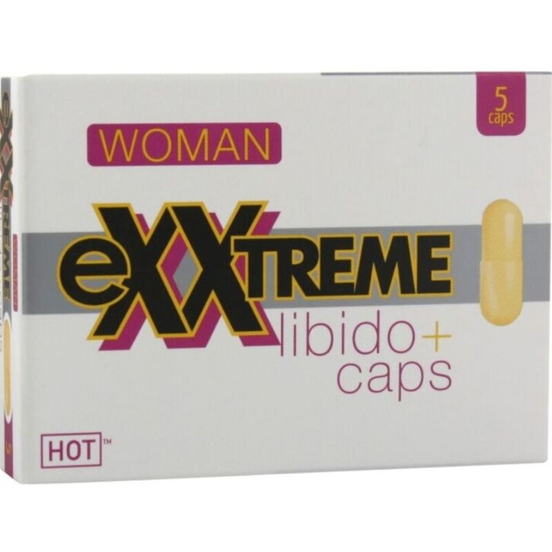 HOT - EXXTREME LIBIDO CAPS MULHER 5 PEÇAS