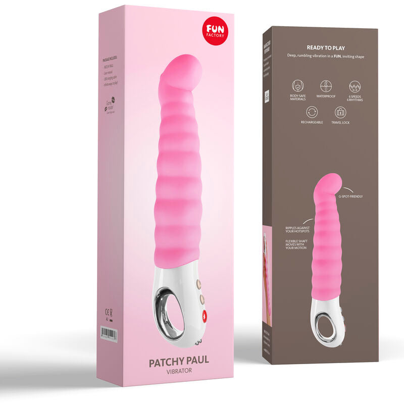 FUN FACTORY - PATCHY PAUL G5 VIBRADOR PONTO G CANDY ROSE