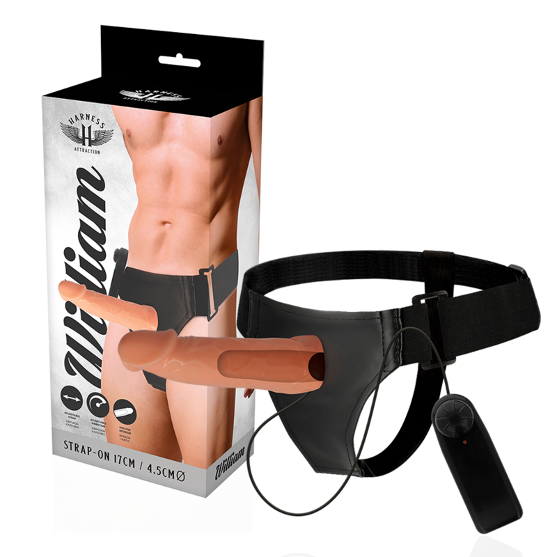 ARRUMAÇÃO DE ATRAÇÃO - WILLIAN HOLLOW RNES COM VIBRADOR 17 CM -O- 4,5 CM