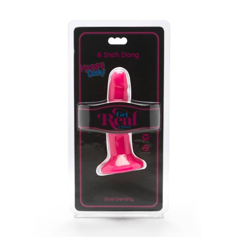 SEJA REAL - HAPPY DICKS DONG 12 CM ROSA