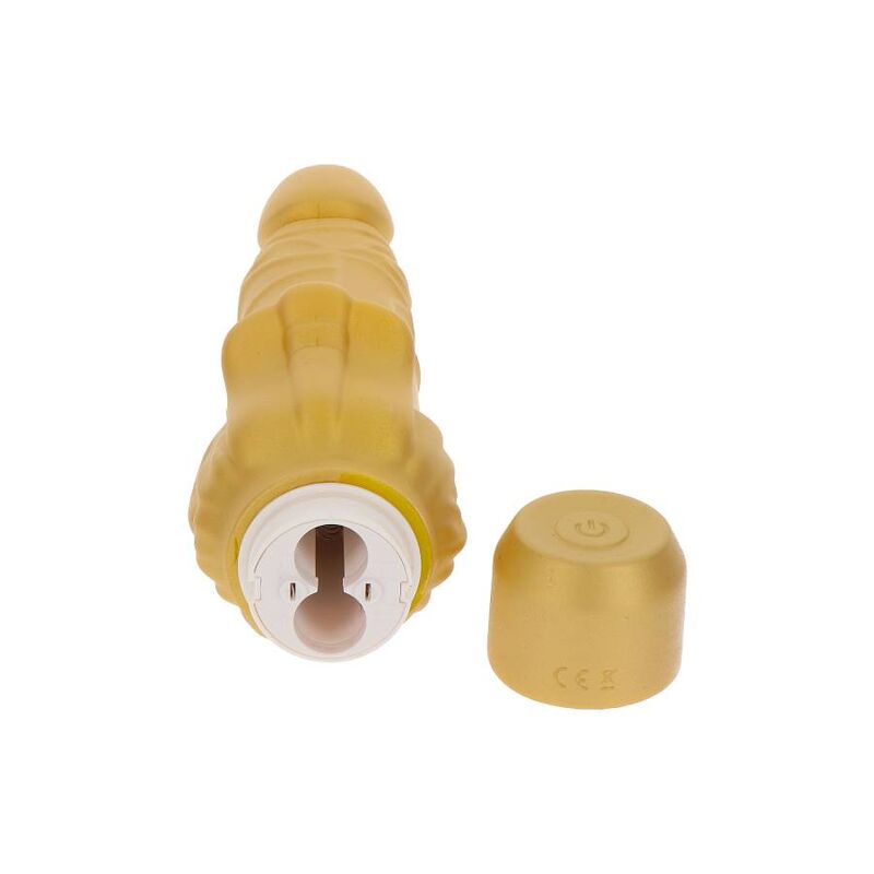 SEJA REAL - VIBRADOR ESTIMULADOR GOLD DICKER GOLD