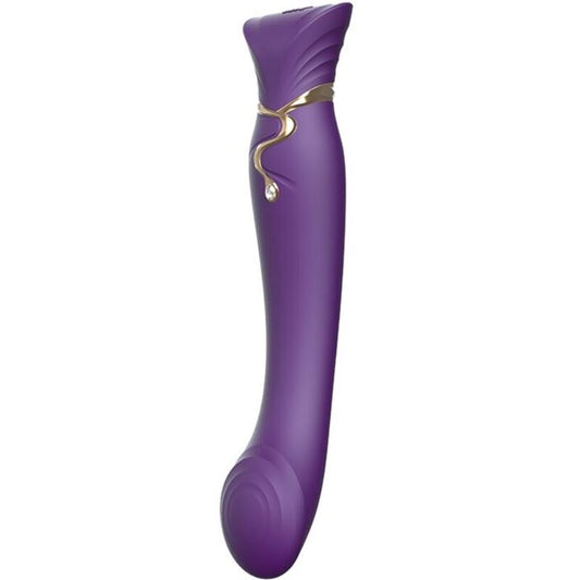 ZALO - VIBRADOR QUEEN G-SPOT PULS WAVE MORADO