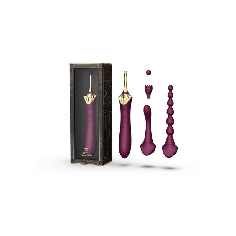 ZALO - BESS 2 MASSAGEADOR DE CLITÓRIS ROXO